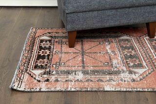 Turkish Vintage Runner Rug - Thumbnail