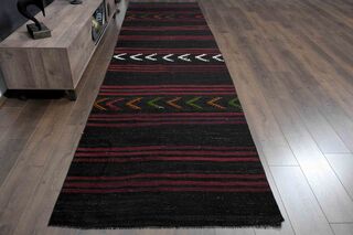 Turkish Wool Vintage Runner - Thumbnail