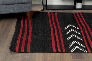 Striped Retro Turkish Rug - Thumbnail