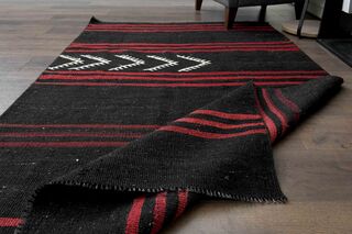 Striped Retro Turkish Rug - Thumbnail