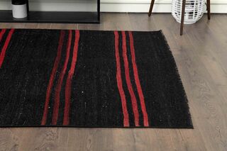 Striped Retro Turkish Rug - Thumbnail