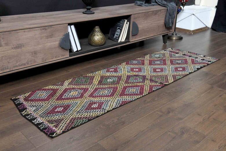 Retro Kilim Turkish Runner