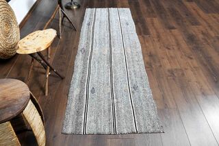 Bohemian Striped Rug Runner - Thumbnail