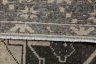 Geometric Brown Beige Vintage Runner - Thumbnail