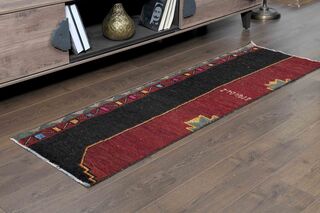 Wool Oushak Runner Rug - Thumbnail