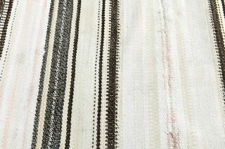 Striped Flatweave Kilim Runner Rug - Thumbnail