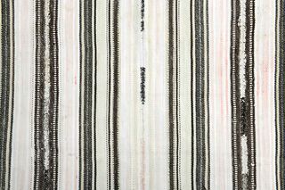 Striped Flatweave Kilim Runner Rug - Thumbnail