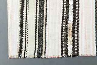 Striped Flatweave Kilim Runner Rug - Thumbnail