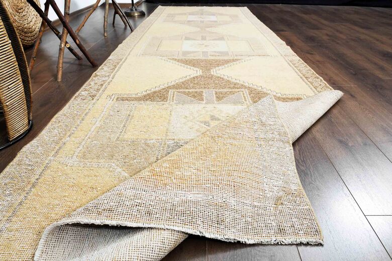 Beige Turkish Runner Rug