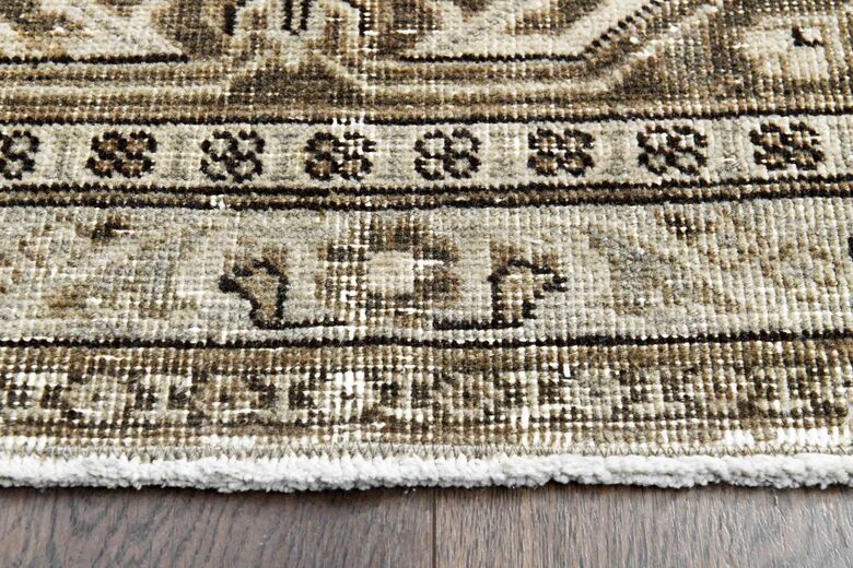 Brown Oriental Vintage Runner