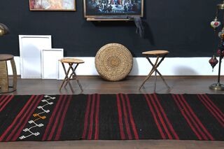 4x14, Black Red Vintage Runner - Thumbnail