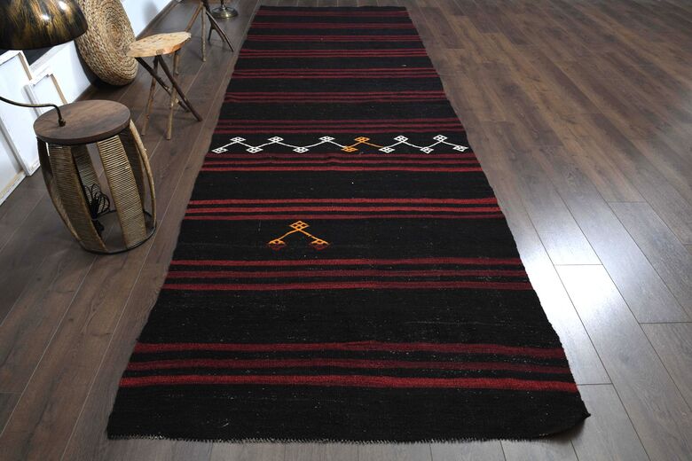 4x14, Black Red Vintage Runner