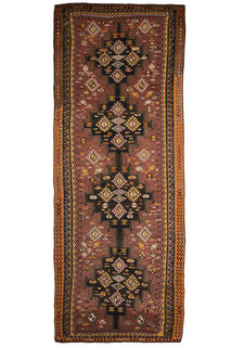 6x16, Wide Rare Design Vintage Kilim Runner - Thumbnail