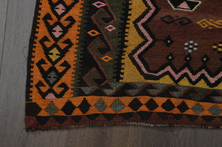 6x16, Wide Rare Design Vintage Kilim Runner - Thumbnail