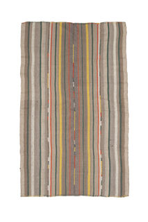 5x8, Hand Knotted Vintage Rug - Thumbnail