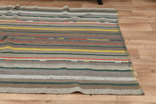 5x8, Hand Knotted Vintage Rug - Thumbnail