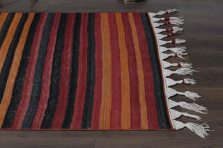 4x14, Stair Decor Turkish Kilim Runner - Thumbnail