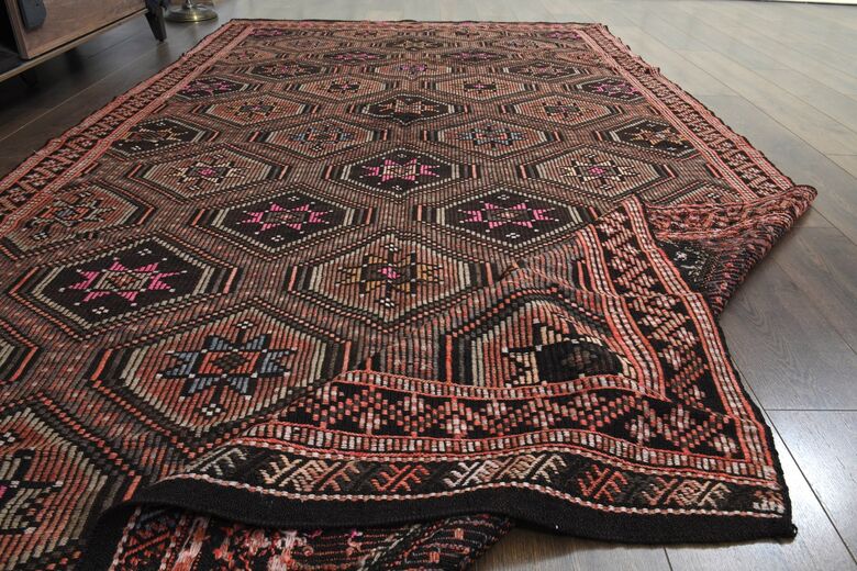 6x11, Flatweave Wide Turkish Runner