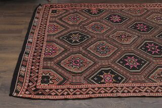 6x11, Flatweave Wide Turkish Runner - Thumbnail