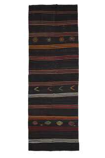 4x12, Authentic Turkish Kilim Runner - Thumbnail