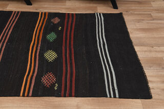 4x12, Authentic Turkish Kilim Runner - Thumbnail