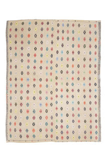 6x9, Minimalist Oushak Vintage Rug - Thumbnail