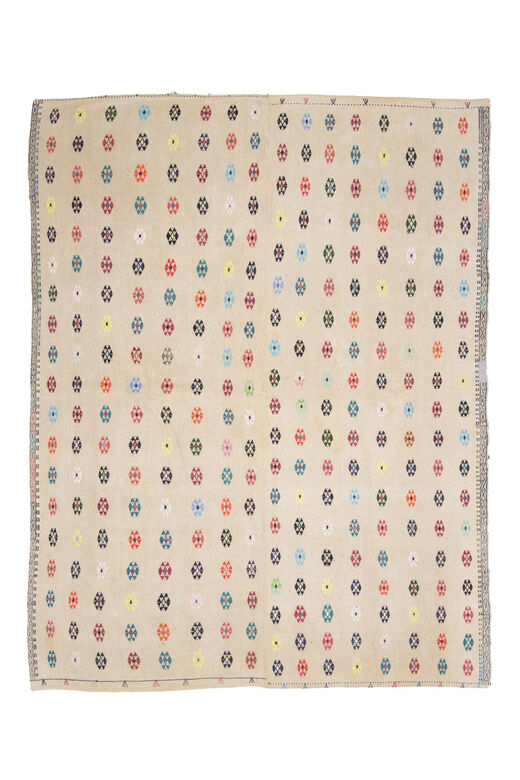 6x9, Minimalist Oushak Vintage Rug