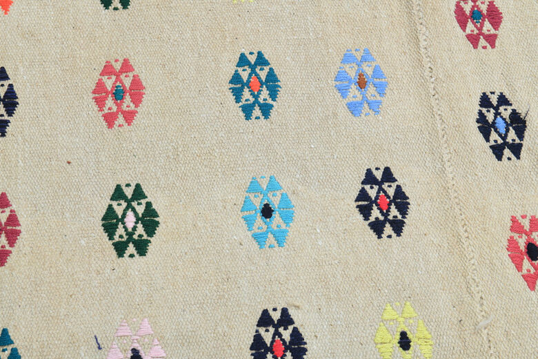 6x9, Minimalist Oushak Vintage Rug