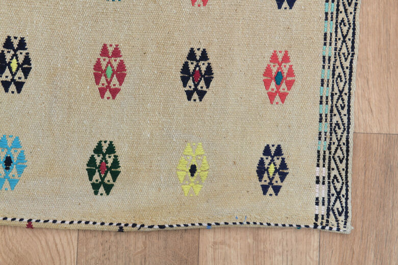 6x9, Minimalist Oushak Vintage Rug