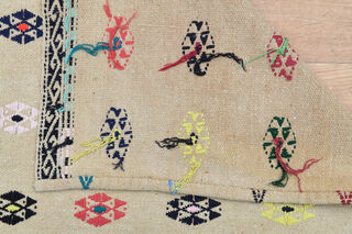 6x9, Minimalist Oushak Vintage Rug - Thumbnail