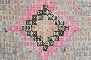 4x6, Rare Design Vintage Kilim Rug - Thumbnail