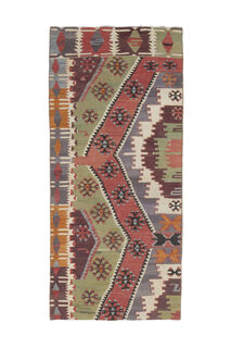 2x5, Oriental Vintage Kilim Runner - Thumbnail