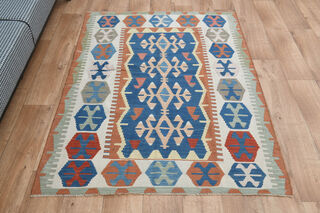 4x6, Woven Oushak Vintage Rug - Thumbnail