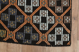 4x5, Vintage Oushak Kilim Rug - Thumbnail