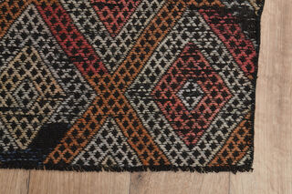 2x6, Soft Wool Turkish Kilim Runner - Thumbnail