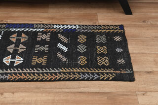 2x6, Flatweave Vintage Kilim Runner - Thumbnail