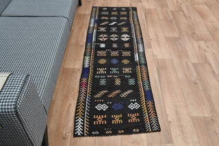 2x6, Flatweave Vintage Kilim Runner - Thumbnail