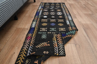 2x6, Flatweave Vintage Kilim Runner - Thumbnail