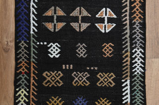 2x6, Flatweave Vintage Kilim Runner - Thumbnail