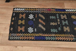 2x6, Flatweave Vintage Kilim Runner - Thumbnail