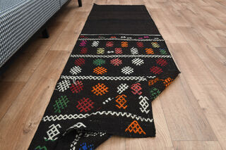 2x7, Authentic Turkish Kilim Runner - Thumbnail