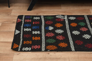 2x7, Authentic Turkish Kilim Runner - Thumbnail