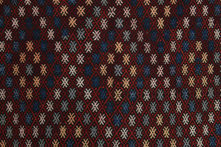 Ikat Pattern Vintage Kilim Rug - Thumbnail