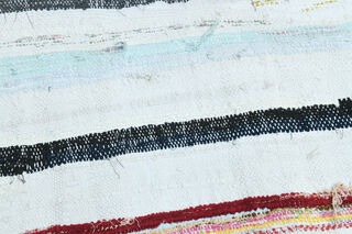 6x11, Flatweave Wide Turkish Kilim Runner - Thumbnail