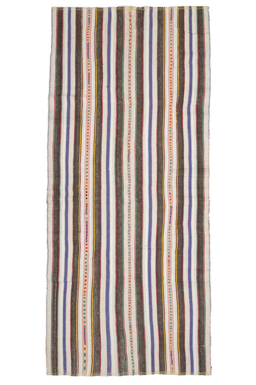 5x11, Wide Striped Vintage Runner