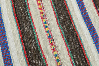 5x11, Wide Striped Vintage Runner - Thumbnail