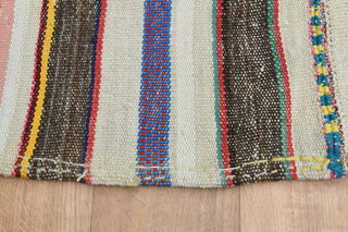 5x11, Wide Striped Vintage Runner - Thumbnail