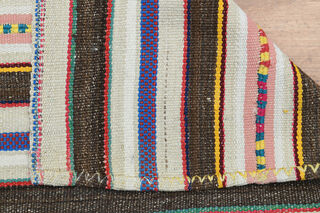 5x11, Wide Striped Vintage Runner - Thumbnail