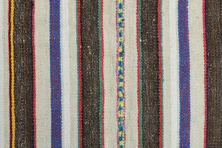 5x11, Wide Striped Vintage Runner - Thumbnail