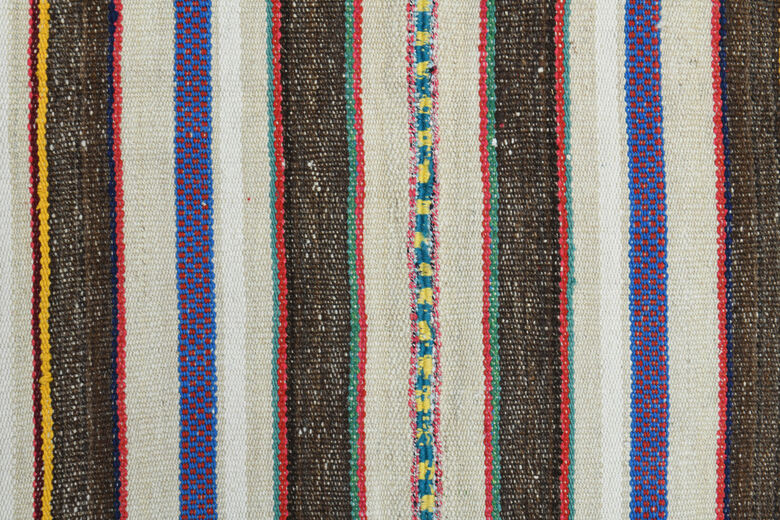 5x11, Wide Striped Vintage Runner